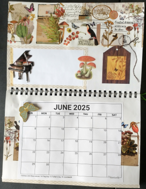 June gluebook gift calendar