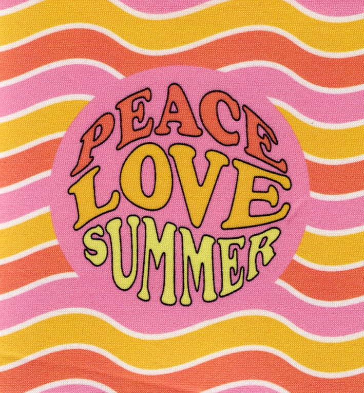 Peace Love Summer 60s style